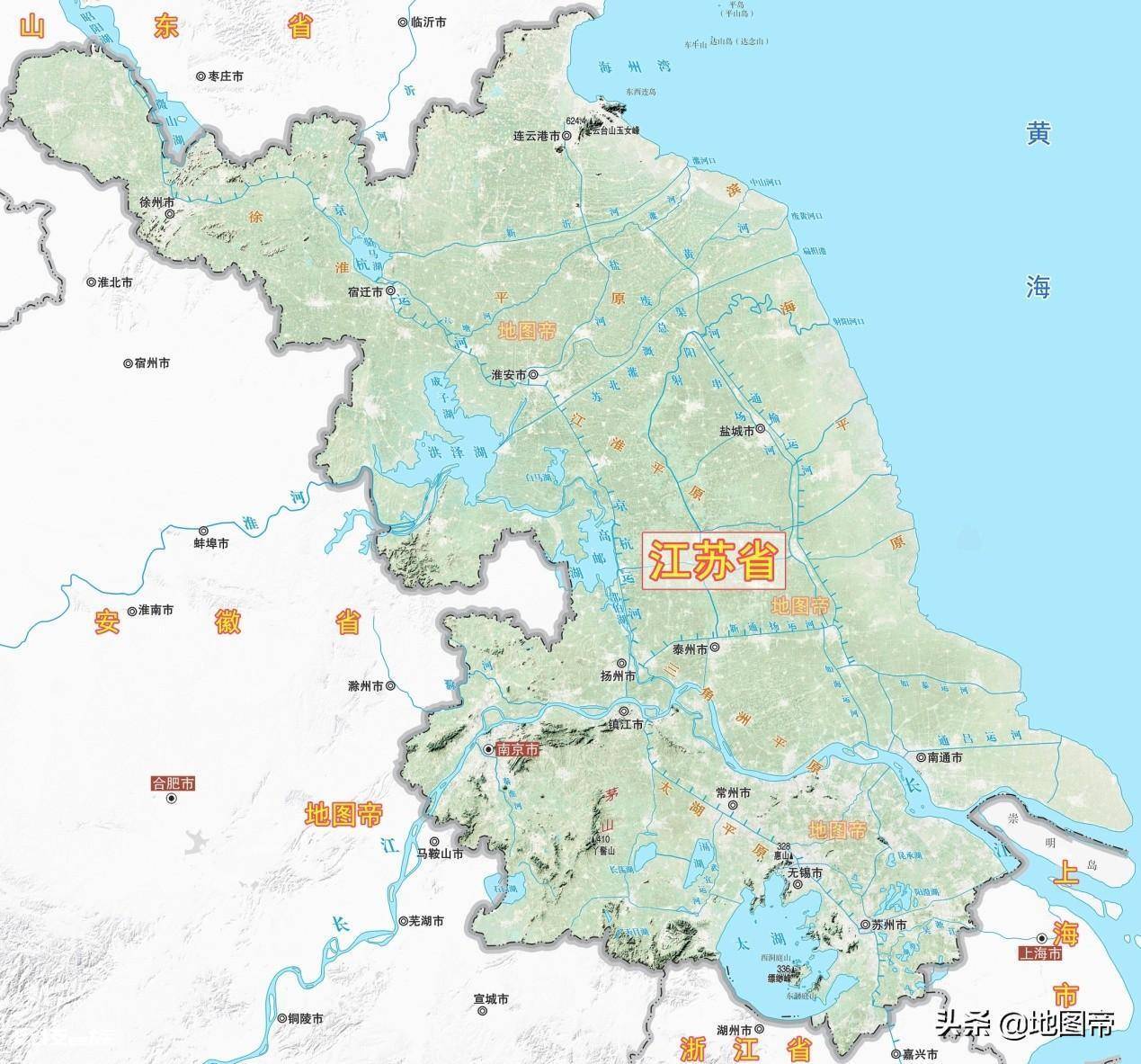 长江三角洲地理位置和范围(长三角地区包括哪几个城市)-图片4